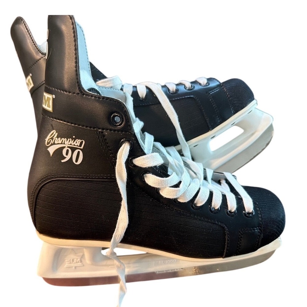 NOS Vintage 90s CCM Champion 90 Ice Hockey Skates Men's 7 New In Box Deadstock